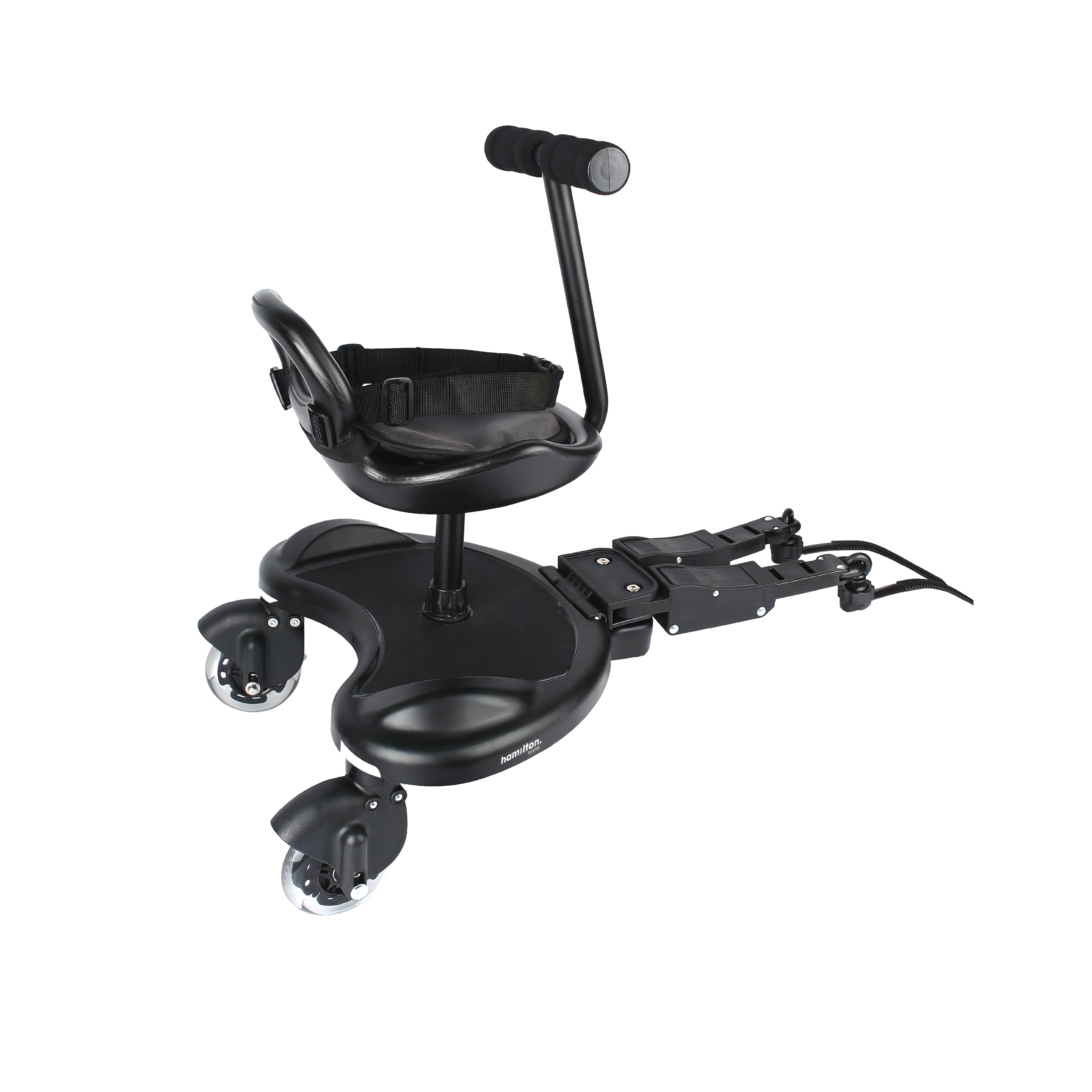 Wheeled Board with Detachable Seat