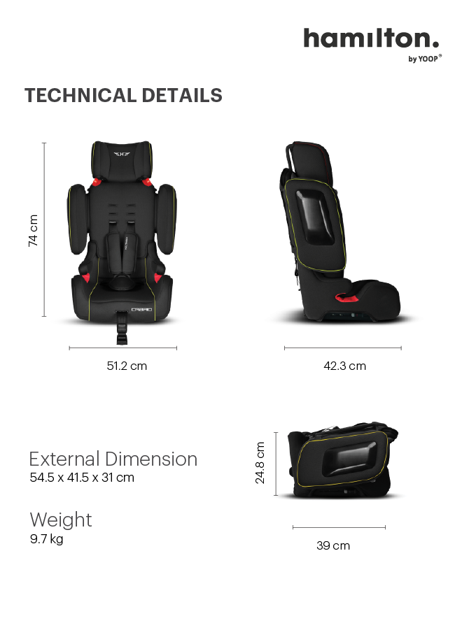 Cabrio Foldable Car Seat | Hamilton Online Singapore