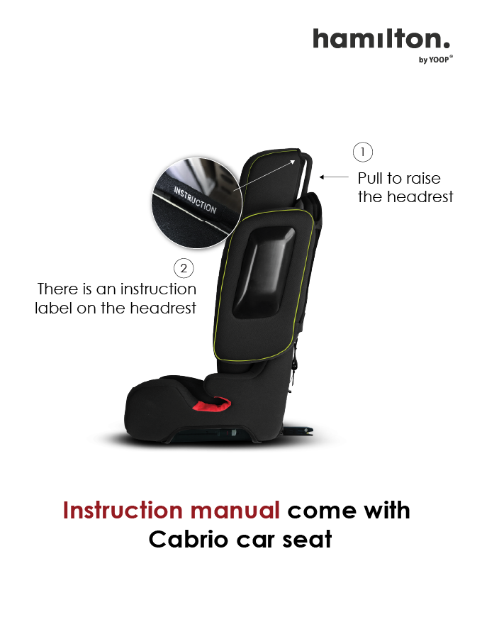 Cabrio Foldable Car Seat | Hamilton Online Singapore