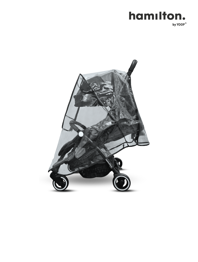 Stroller Rain Cover with Shield | Hamilton Online Singapore