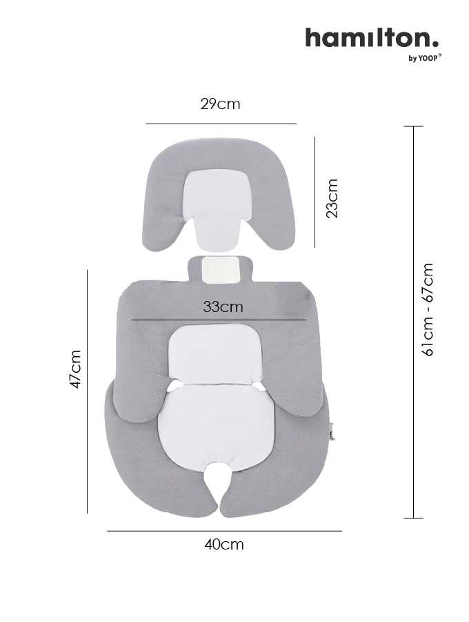 Head & Body Support Seat Cushion Liner | Hamilton Online Singapore