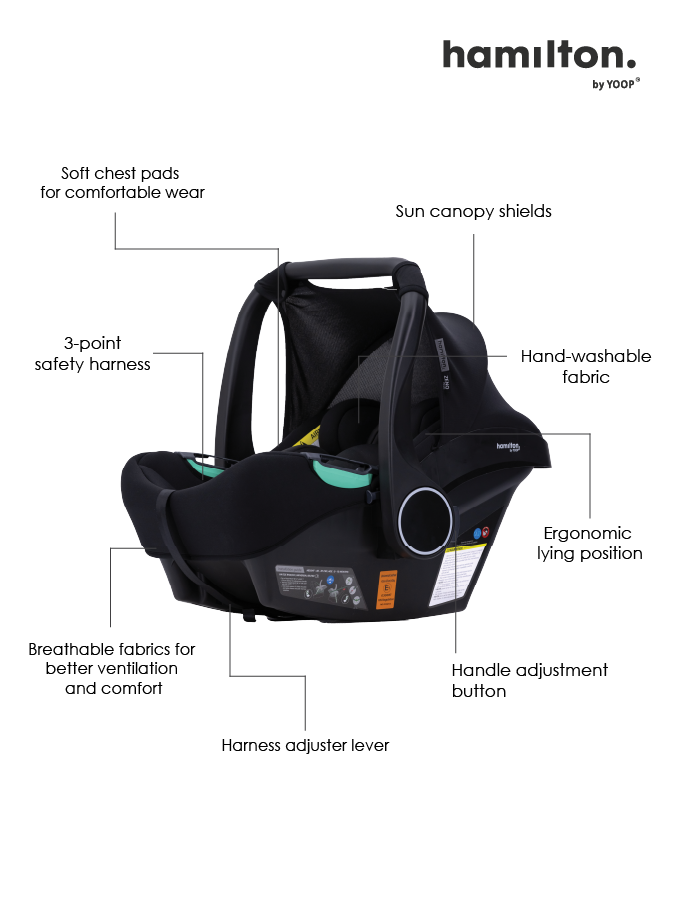 Zeno Plus Infant Car Seat | Hamilton Online Singapore