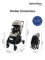 T1 Stroller |  MagicFold™ | Hamilton Online Singapore