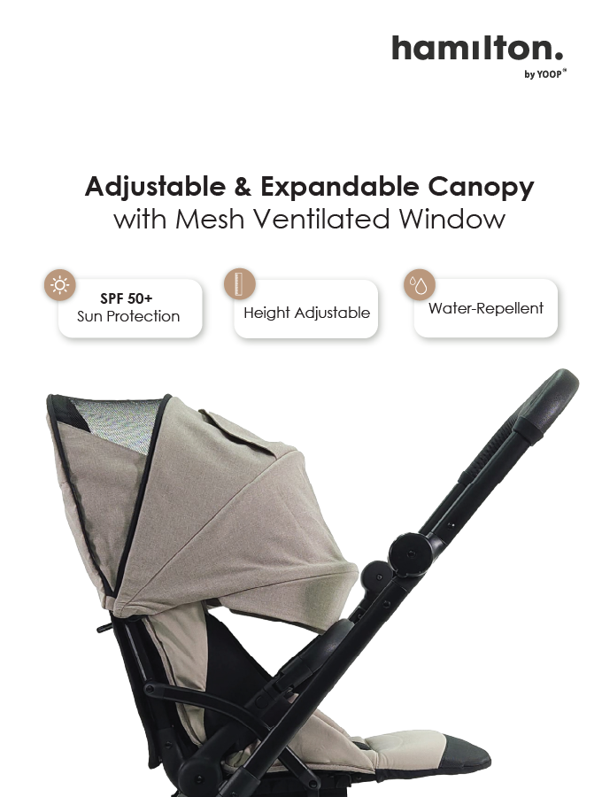T1 360 Turnable Stroller | Hamilton Online Singapore