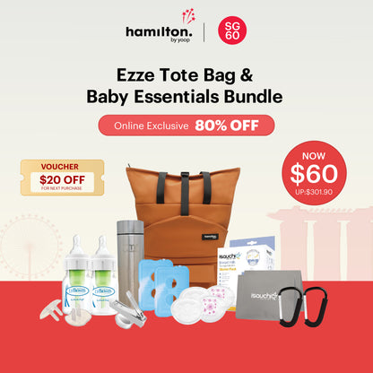 [SG60] EZZE Tote Bag with Detachable Insulated Cooler Bag