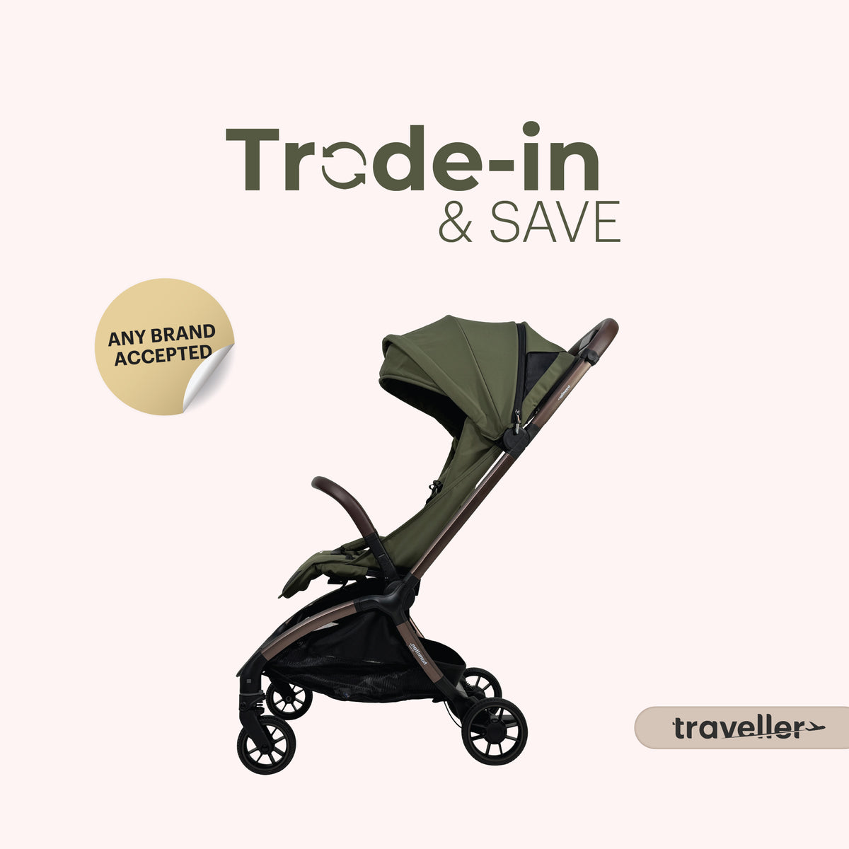 [Trade-in] Traveller Stroller w/ Bronze Frame (Special Edition)
